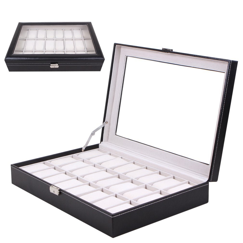 Vegan Leather Watch Case – 24 Watches | Winderly