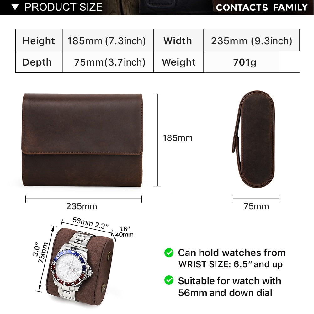 Watch Case – 6 Watches, Personalised | Winderly