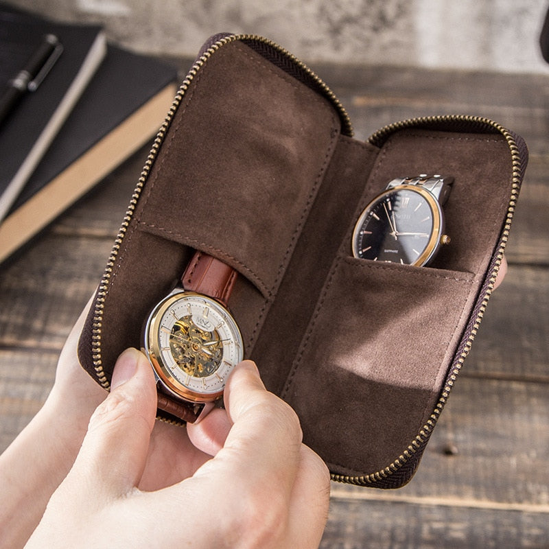 Travel Case – 2 Watches | Winderly