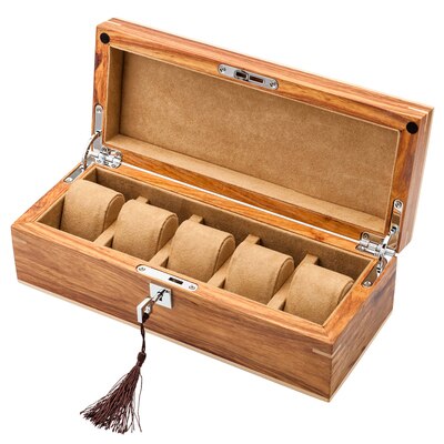 Wood Watch Box – 5 Watches | Winderly
