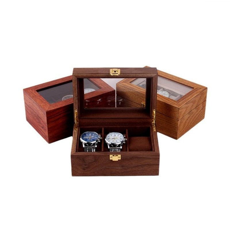 Wood Watch Box – 3 Watches | Winderly