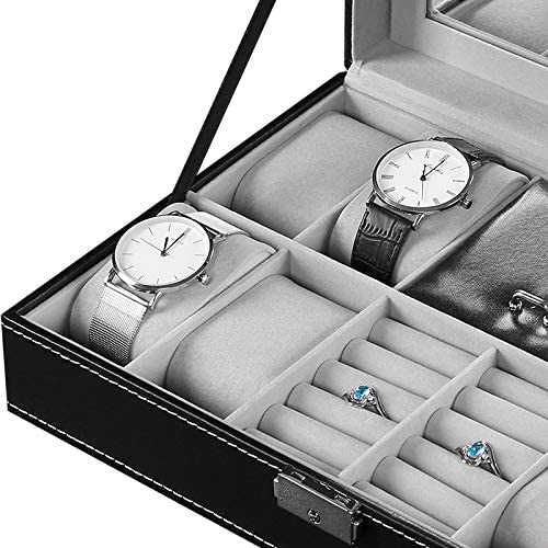 Vegan Leather Watch & Jewellery Box | Winderly