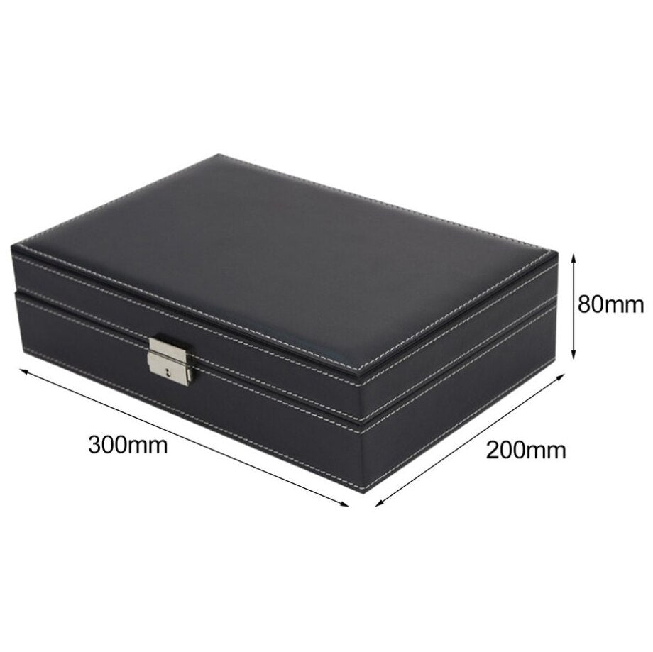 Vegan Leather Watch & Jewellery Box | Winderly