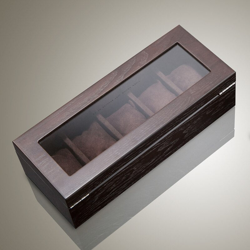 Wood Watch Box – 5 Watches, With Lock | Winderly