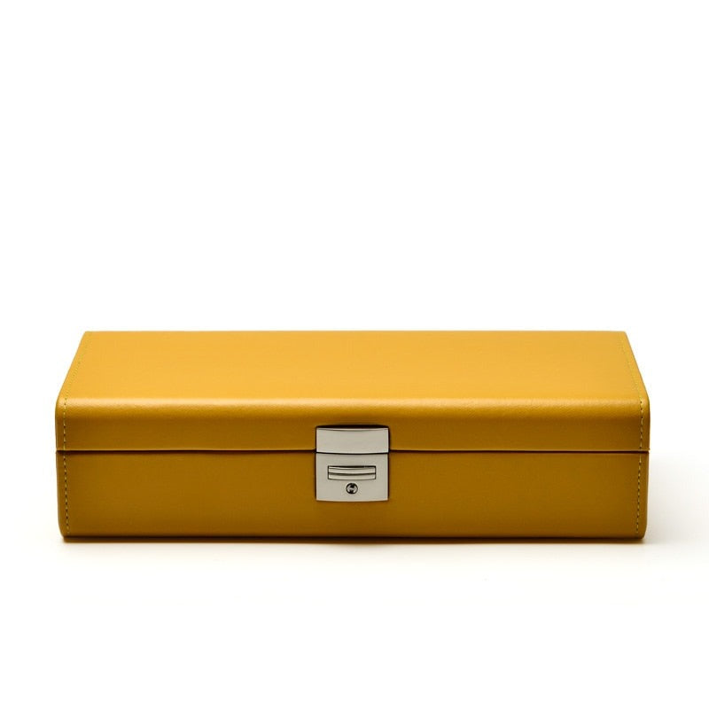 Yellow Watch Box – 4 Watches, Dark Blue | Winderly