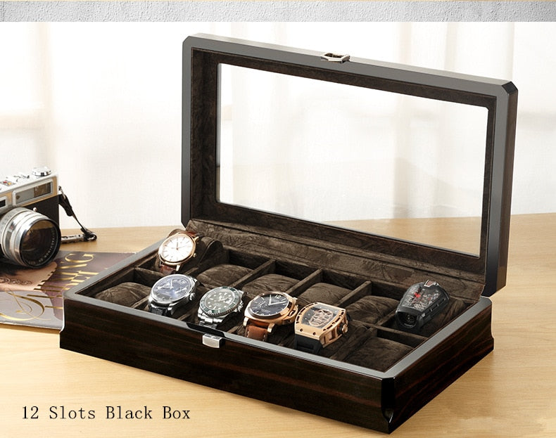 Fine Wood Watch Case – 12 Watches | Winderly