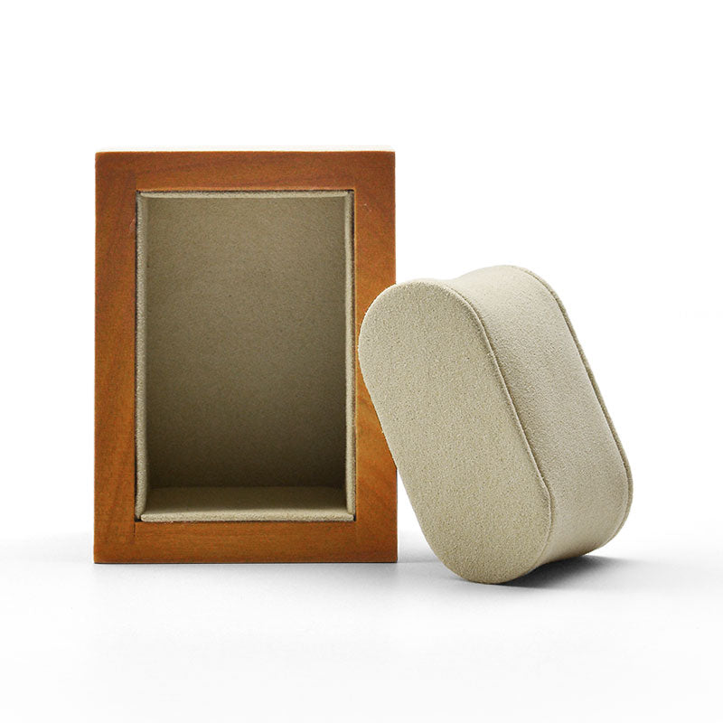 Wood & Microfiber Watch Stand – 1 Watch | Winderly