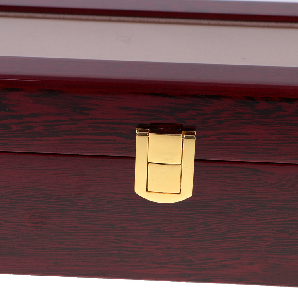 Wood Watch Box – 6 Watches, Red | Winderly