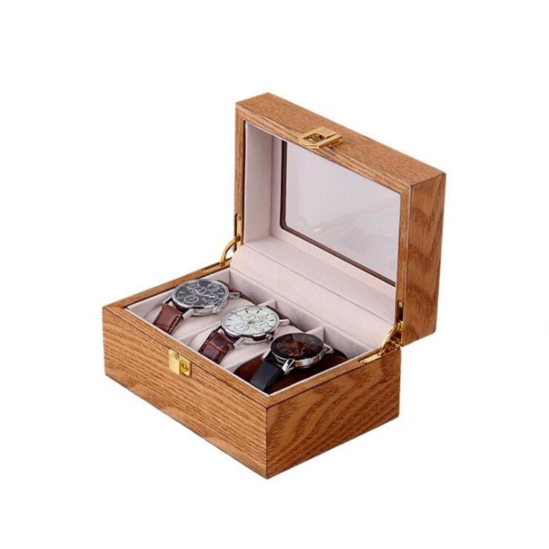 Wood Watch Box – 3 Watches | Winderly