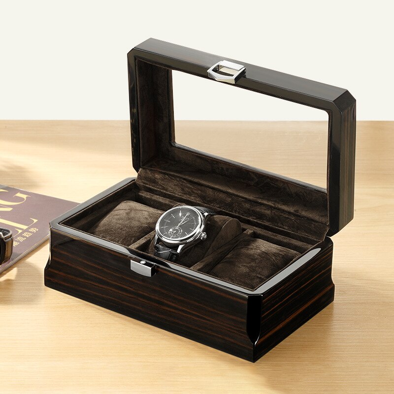 Wood Watch Box – 3 Watches, Vintage Style | Winderly