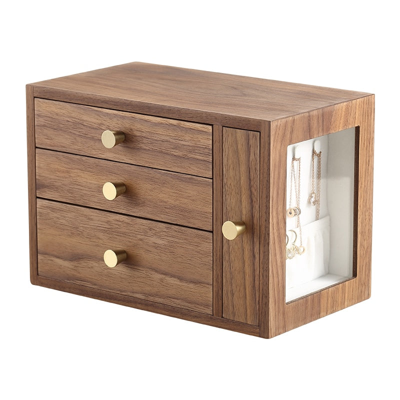 Wood Watch & Jewellery Box – 2 Watches | Winderly