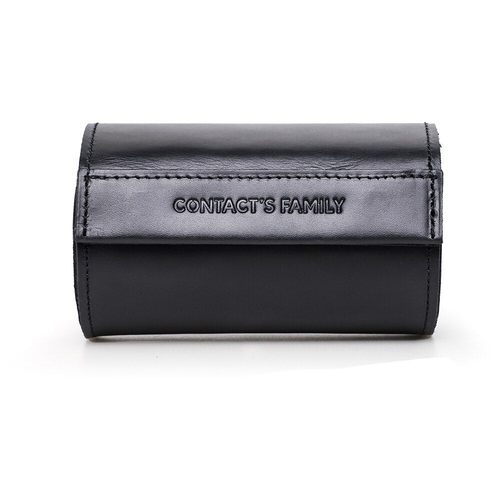 Leather Watch Case – Up to 3 Watches, Vintage Style | Winderly
