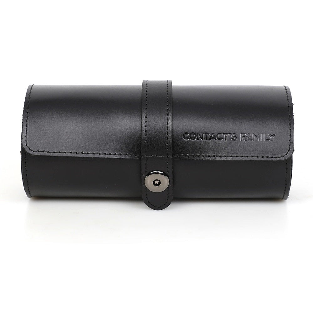 Leather Watch Case – Up to 3 Watches, Vintage Style | Winderly