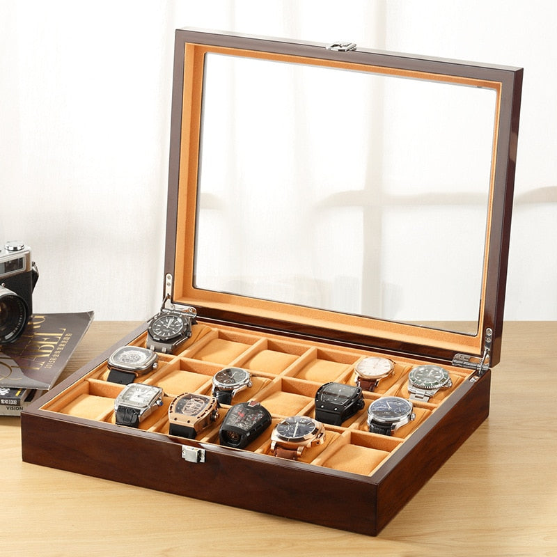 Wood Watch Box – 18 Watches | Winderly