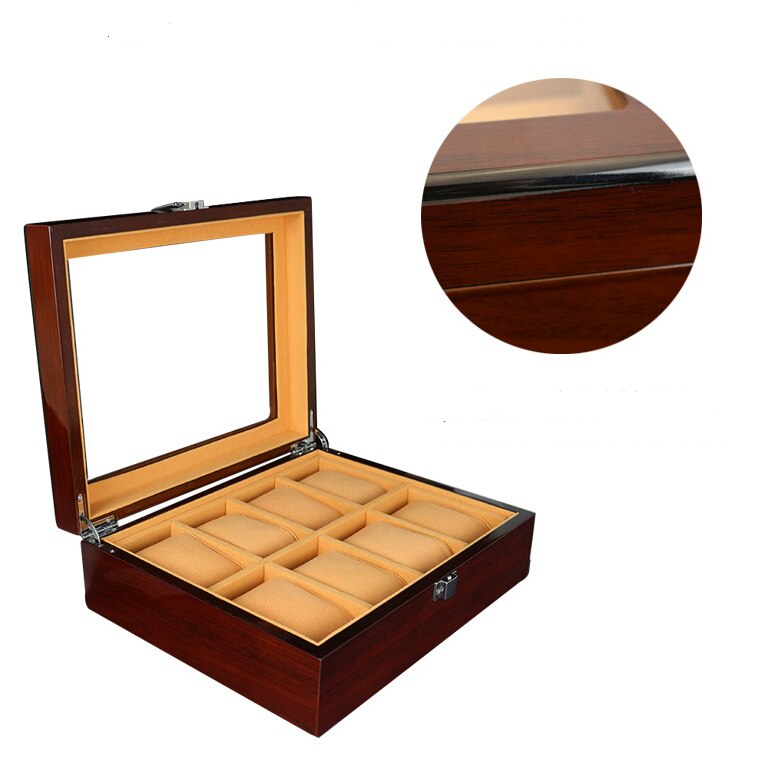 Wood Watch Box – 8 Watches, Brown | Winderly