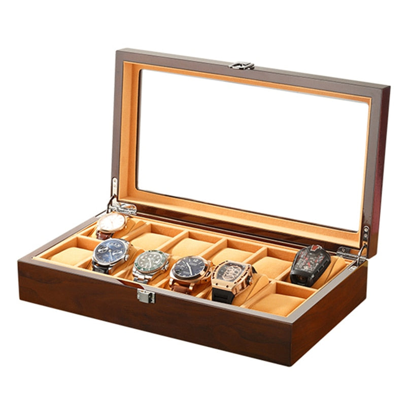 Fine Wood Watch Case – 12 Watches | Winderly