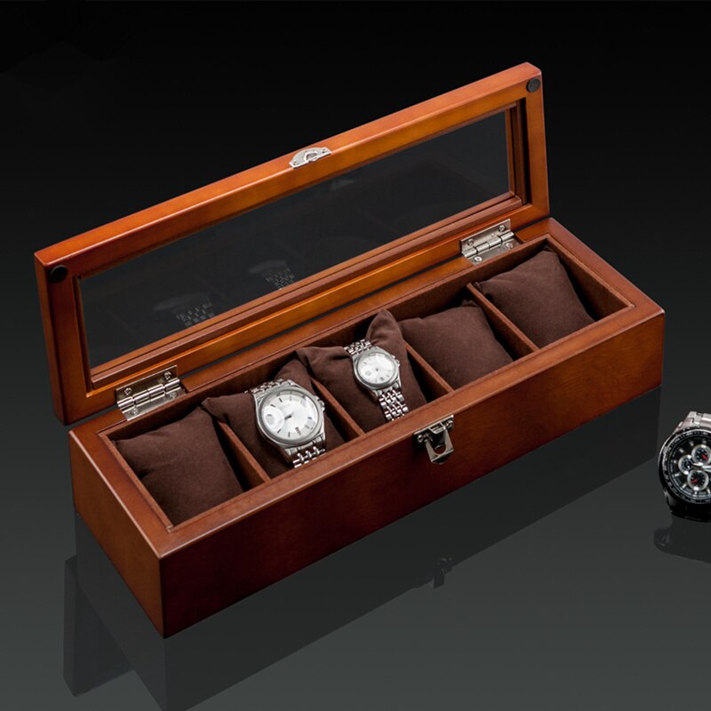 Wood Watch Box – 5 Watches | Winderly