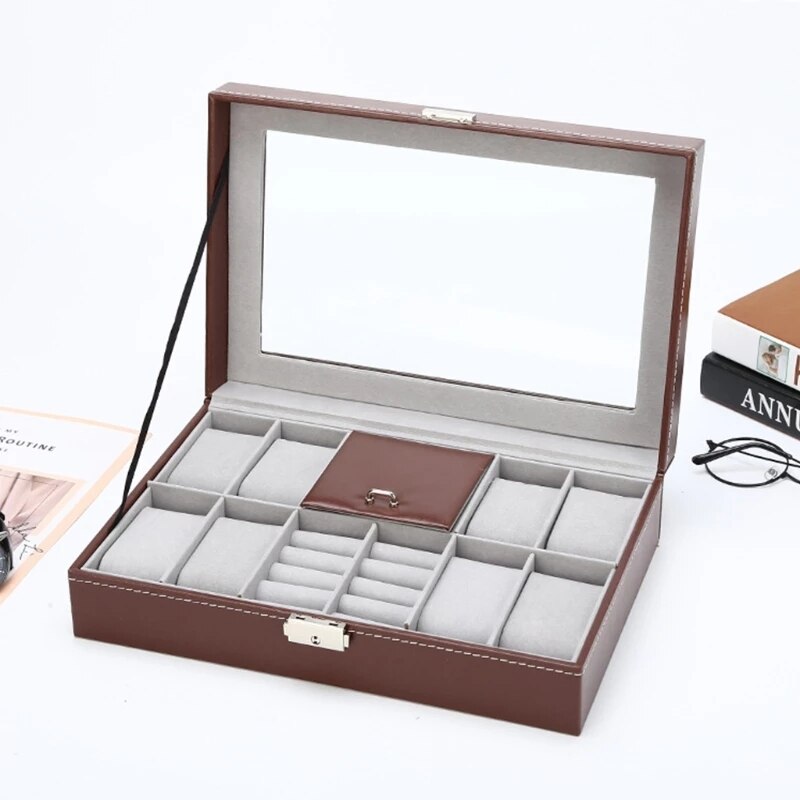 Brown Watch & Jewellery Box – 8 Watches | Winderly