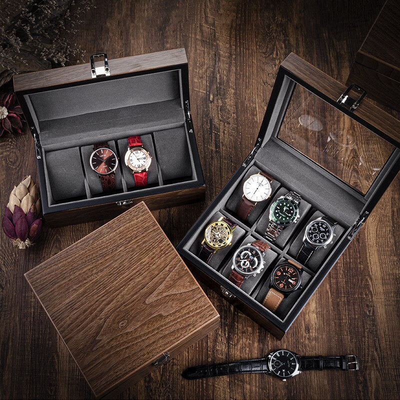 Wood Watch Box – 6 Watches | Winderly