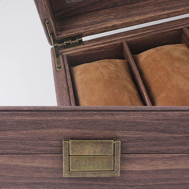 Walnut Watch Box – 10 Watches, Mocha | Winderly