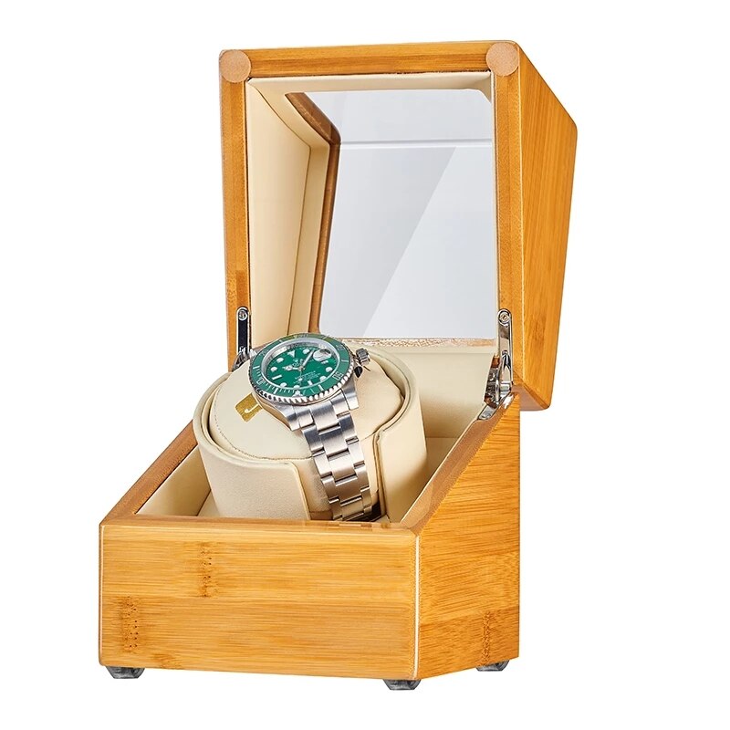 Bamboo Watch Winder – 1 Watch | Winderly