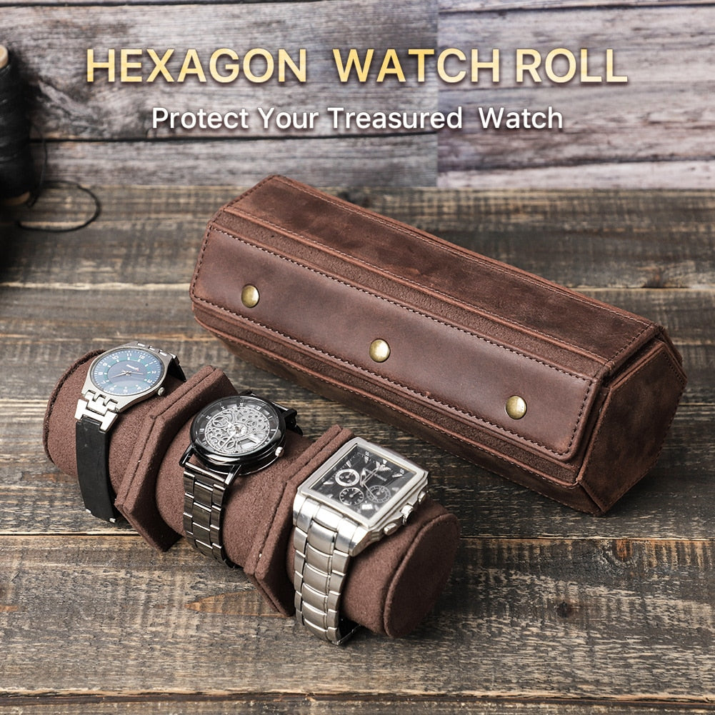 Watch Case – 3 Watches, Personalised | Winderly
