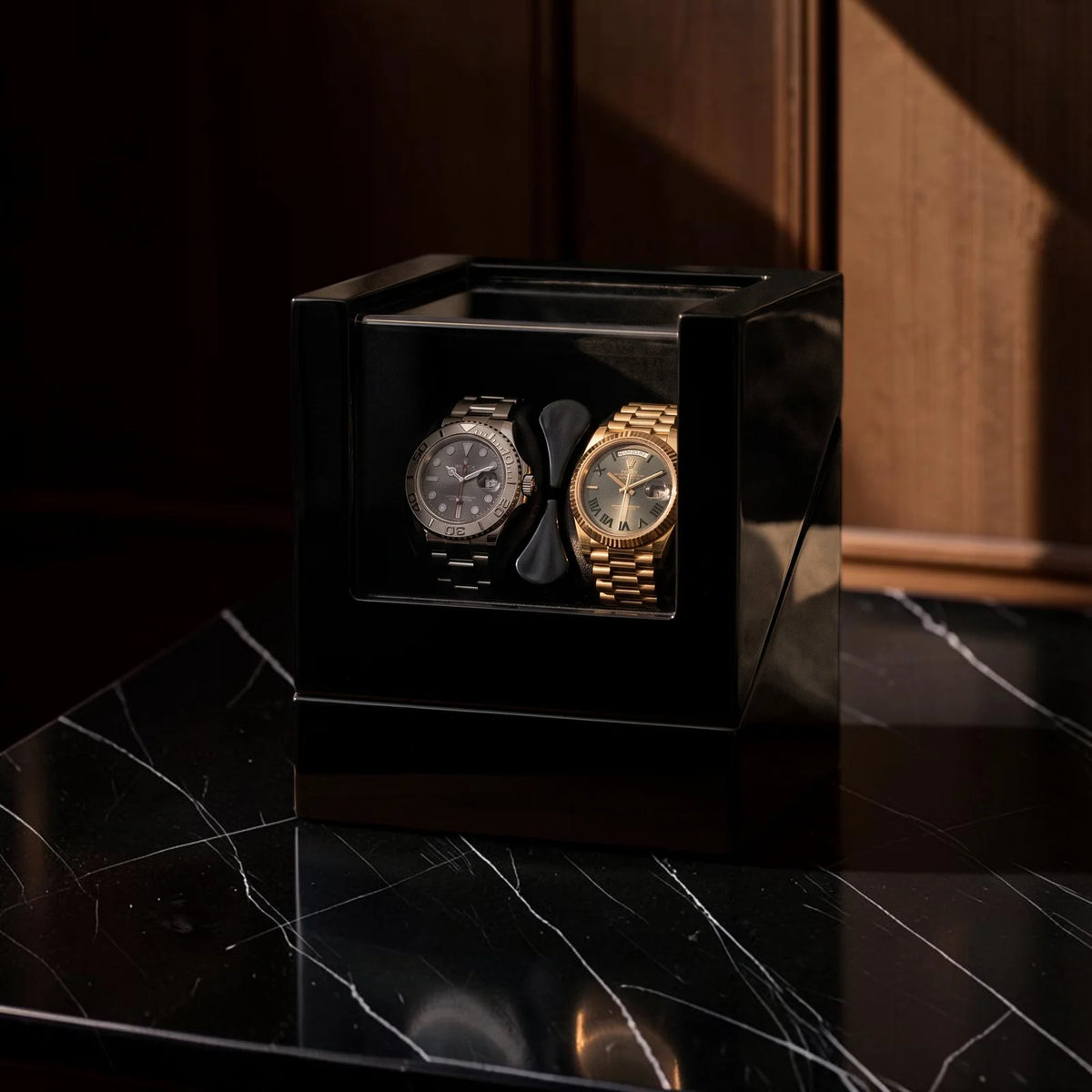 Wood Dual Watch Winder
