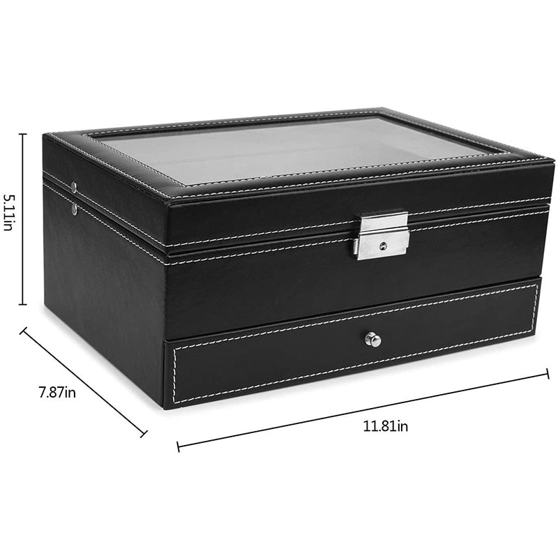 Modern Watch & Jewellery Box – 12 Watches | Winderly