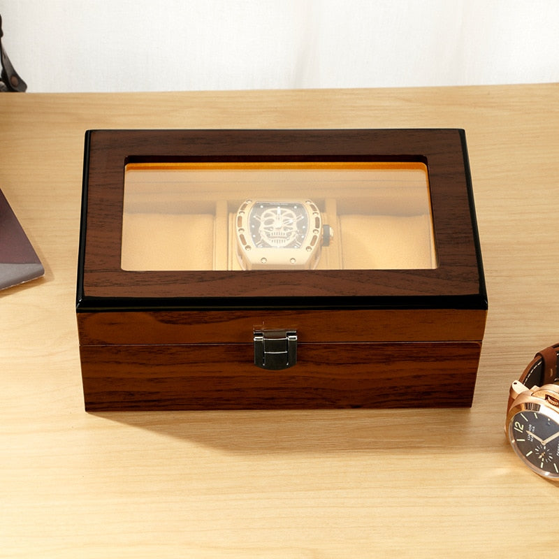 Wood Watch Box – 3 Watches | Winderly