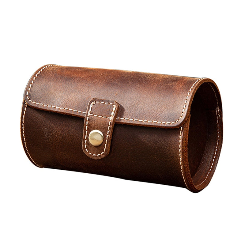 Leather Watch Case – Up to 3 Watches | Winderly