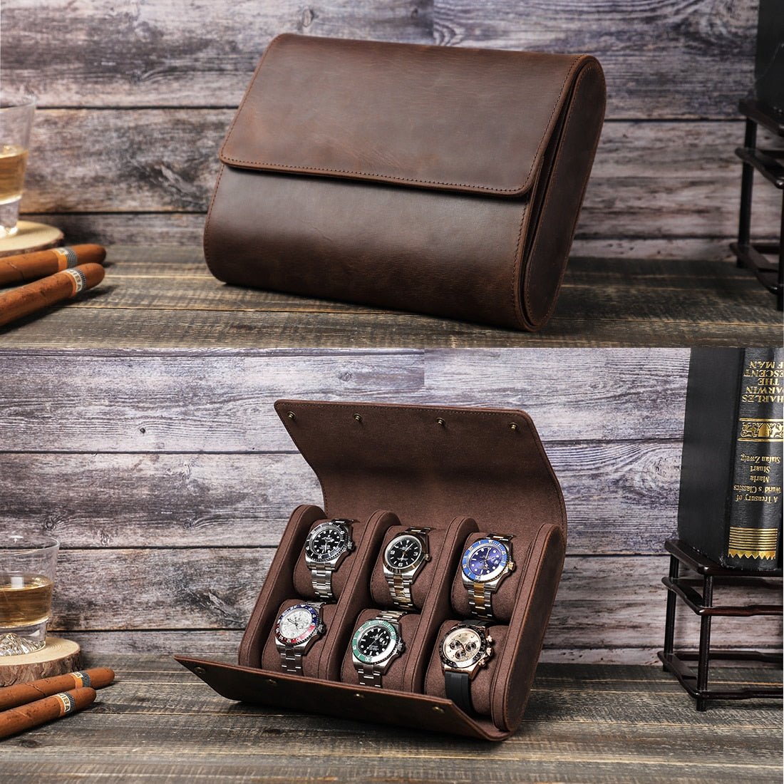 Watch Case – 6 Watches, Personalised | Winderly