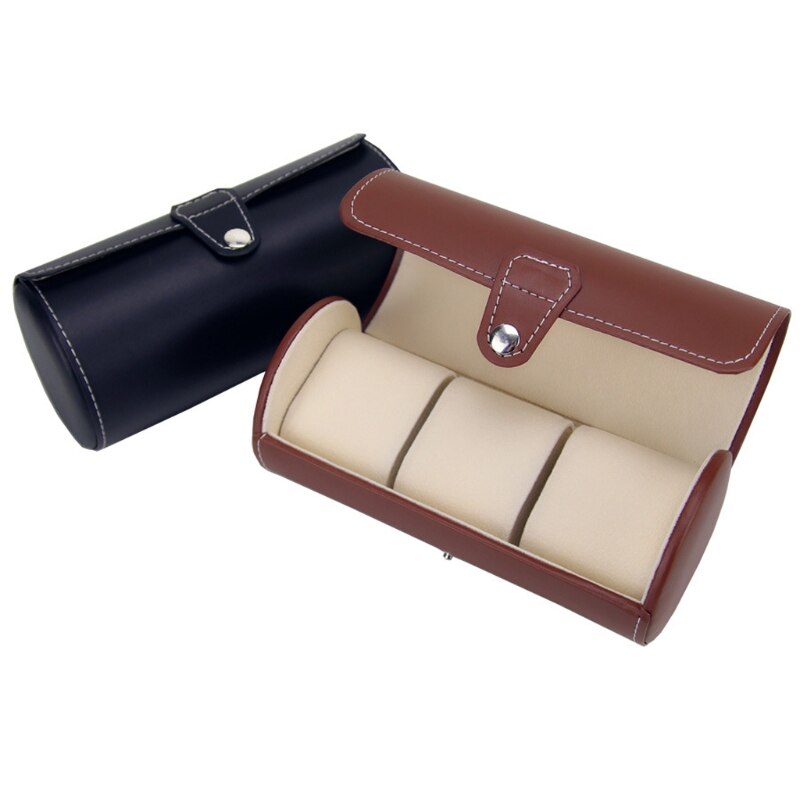 Leather Watch Case – 3 Watches, Vintage Style | Winderly