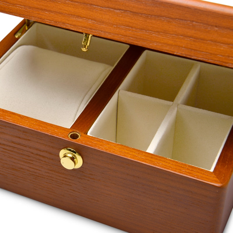 Solid Wood Watch & Jewellery Box – 1 Watch | Winderly