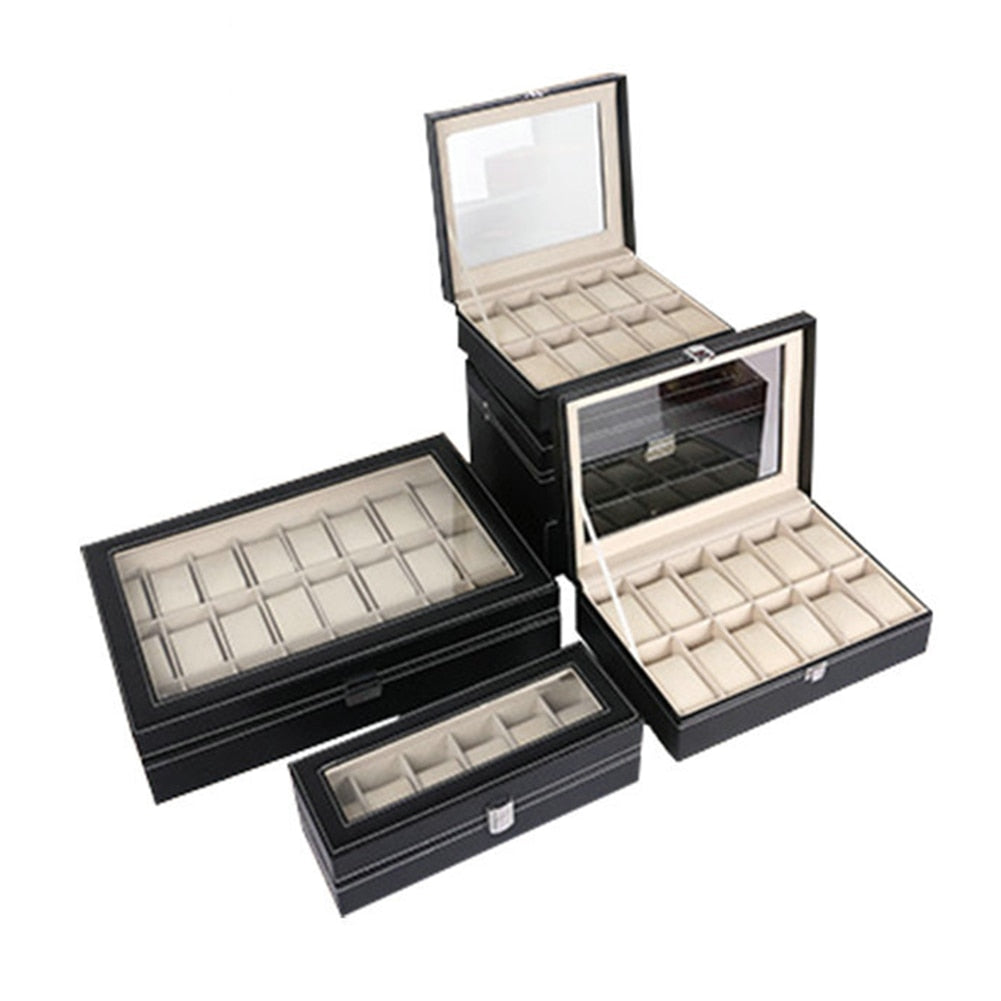 Vegan Leather Watch Box – 6 Watches | Winderly
