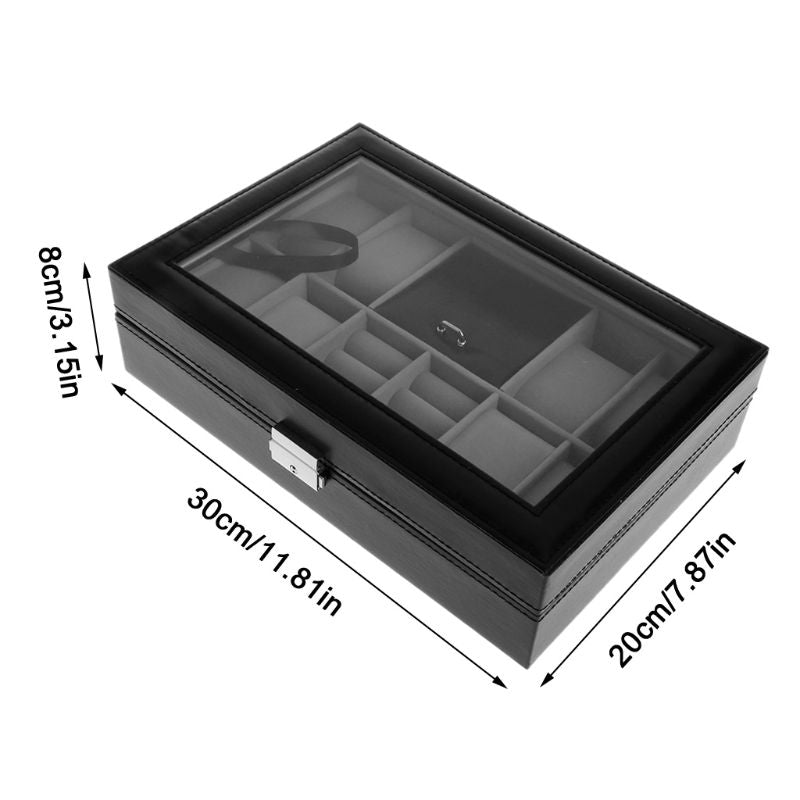 Modern Watch & Jewellery Box – 8 Watches | Winderly