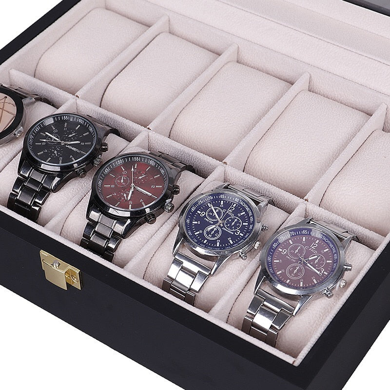 Wood Watch Box – 10 Watches | Winderly