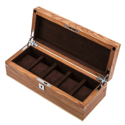 Wood Watch Box – 5 Watches | Winderly