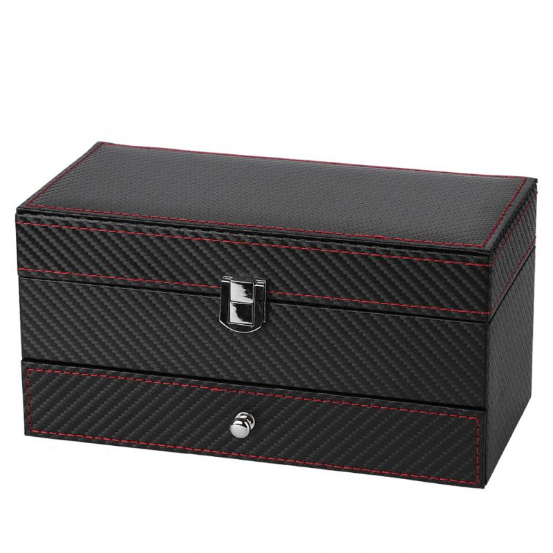 Carbon Fiber Watch Box – 4 Watches | Winderly