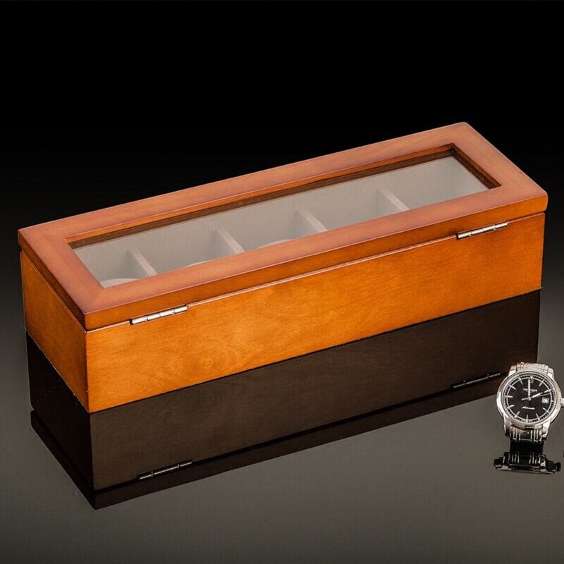 Wood Watch Box – 5 Watches | Winderly