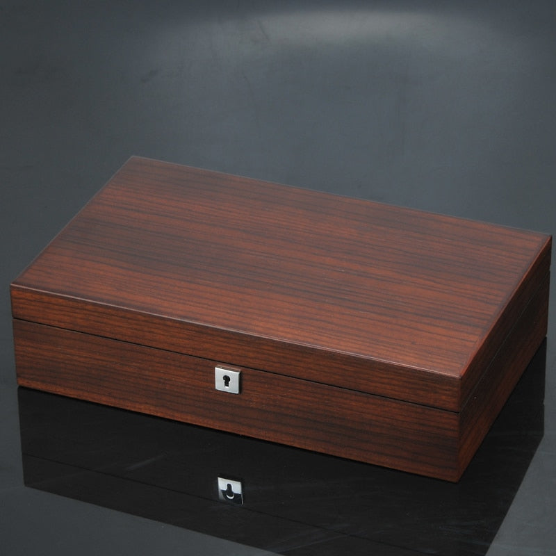 Solid Wood Watch Box – 12 Watches | Winderly