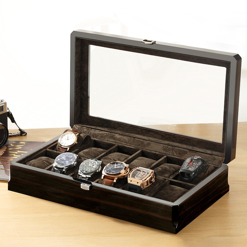 Fine Wood Watch Case – 12 Watches | Winderly