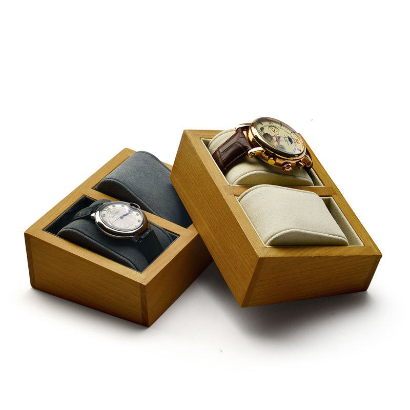 Wood & Microfiber Watch Stand – 1 Watch | Winderly