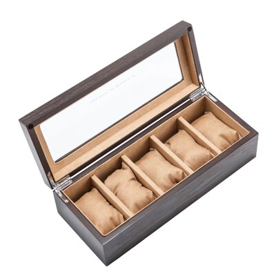 Wood Watch Box – 5 Watches, With Lock | Winderly