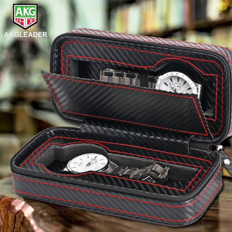 Carbon Fiber Travel Case – 2, 4 or 8 Watches | Winderly