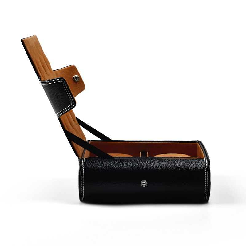 Genuine Leather Travel Case – 6 Watches | Winderly