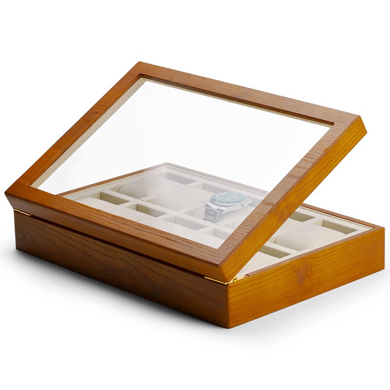 Solid Wood Watch Box – 10 Watches | Winderly
