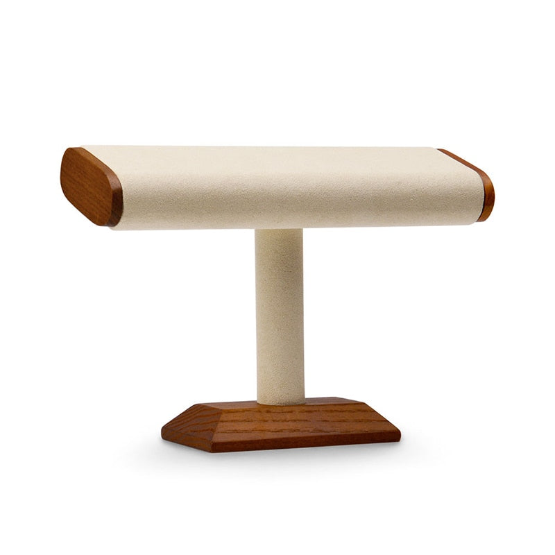 Wood & Microfiber Watch Stand | Winderly