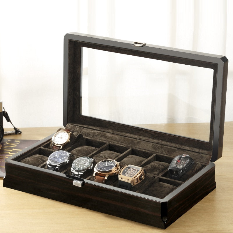 Wood Watch Box – 18 Watches, Vintage Style | Winderly