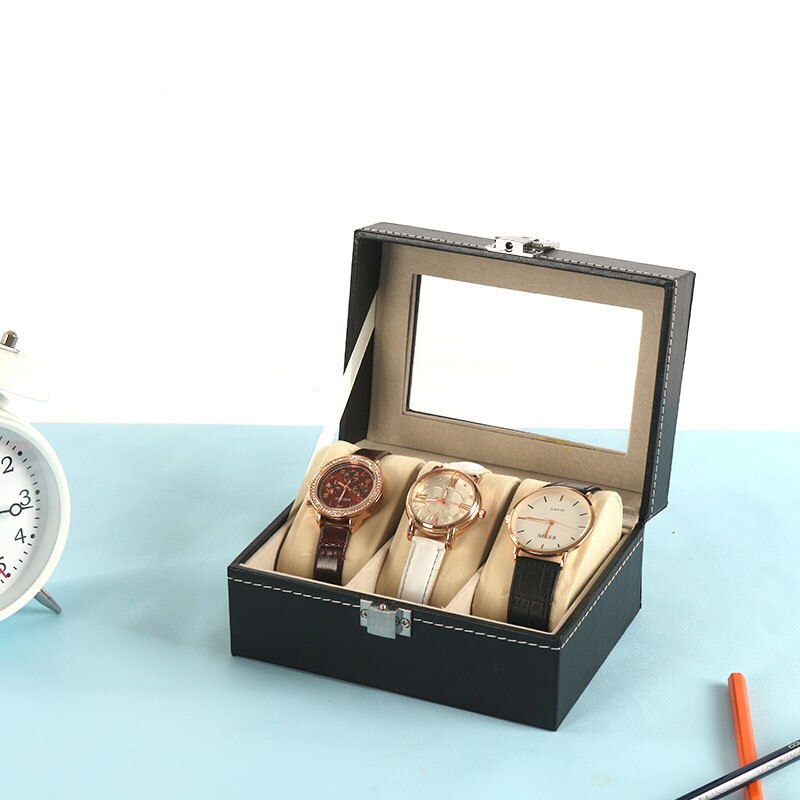 Wood Watch Box – 3 Watches | Winderly
