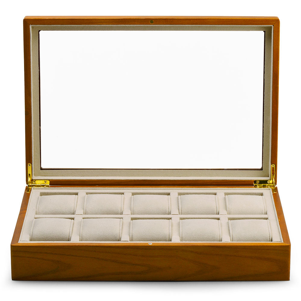 Solid Wood Watch Box – 10 Watches | Winderly